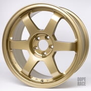 ROTA GRID RACING 17X8 ET35 5X114.3 73 Hub PLAIN GOLD Wheel Rim