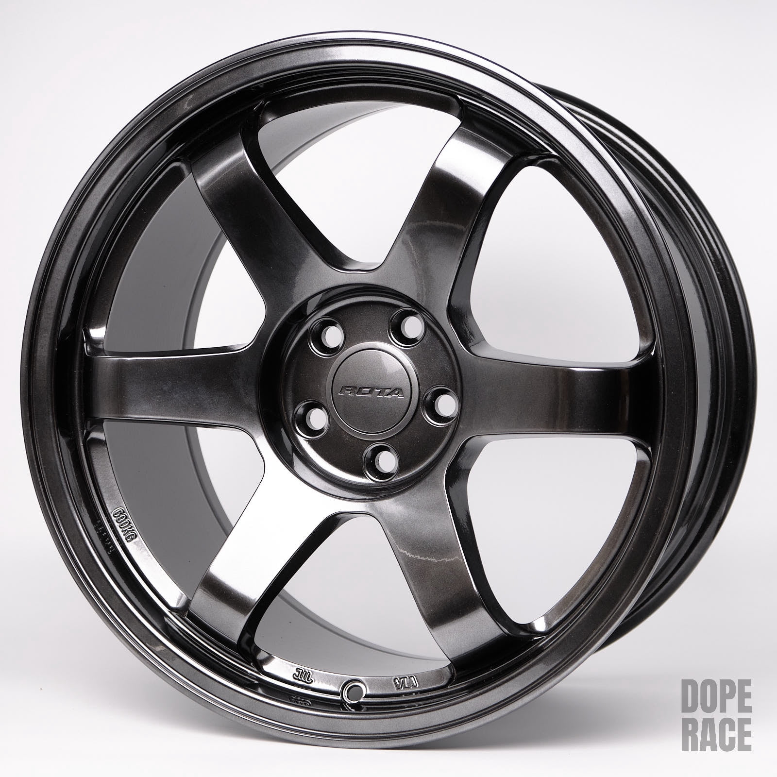 Rota Rim Clock ROTA GRID RACING (17X9 ET42 5X114.3 73 Hub) HYPER BLACK Wheel Rim ...