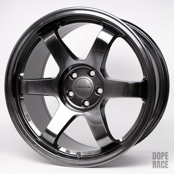ROTA GRID RACING (17X9 ET42 5X114.3 73 Hub) HYPER BLACK Wheel Rim