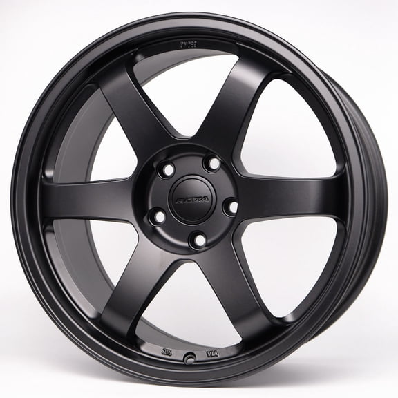 ROTA GRID RACING (18X8.5 ET44 5X114.3 73 Hub) SATIN BLACK Wheel Rim