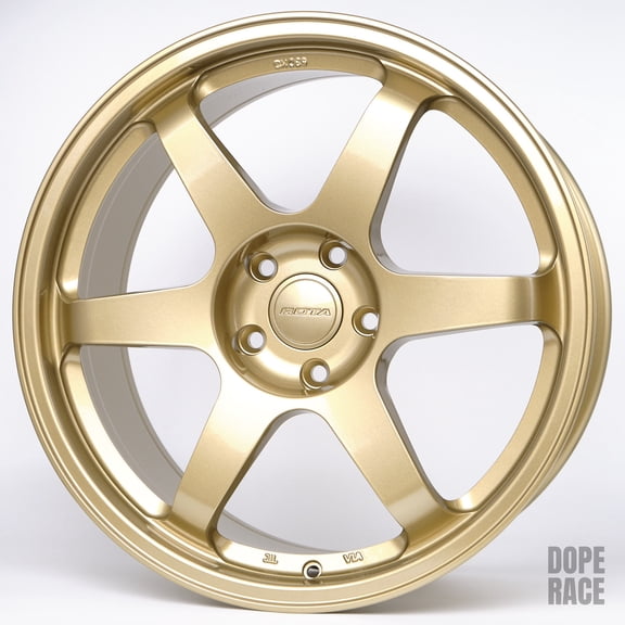 ROTA GRID RACING (19X8.5 ET44 5X114.3 73 Hub) GOLD Wheel Rim