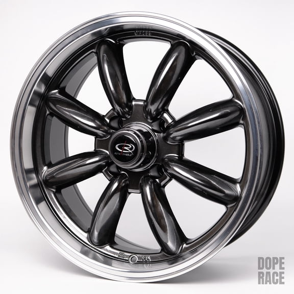 ROTA RB (17X7.5 ET4 4X114.3 73 Hub) ROYAL HYPER BLACK Wheel Rim