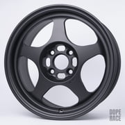 ROTA SLIPSTREAM 15X7 ET40 4X100 56.1 Hub SATIN BLACK Wheel Rim