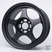 ROTA SLIPSTREAM 15X8 ET40 4X100 67.1 Hub SATIN BLACK Wheel Rim