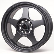 ROTA SLIPSTREAM 16X7 ET40 5X114.3 73 Hub SATIN BLACK Wheel Rim