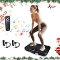 thumbnail image 1 of BEF Vibrating Plate Exercise Machine，Bluetooth Remote and LED Display, 300 lbs, 150 Watts Shake Board for Women and Men, Entertainment Activities, Black, 1 of 7