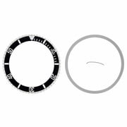ROTATING BEZEL & INSERT FOR ROLEX NO DATE SUBMARINER 14060, 14060M BLACK
