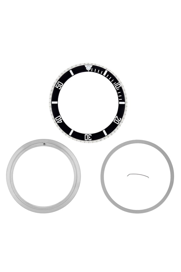 ROTATING BEZEL + RETAINING/SPRING/INSERT FOR ROLEX SUBMARINER 16800 16610 16613