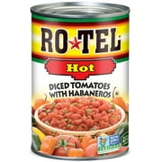 ROTEL Hot Diced Tomatoes with Habaneros, 10 oz