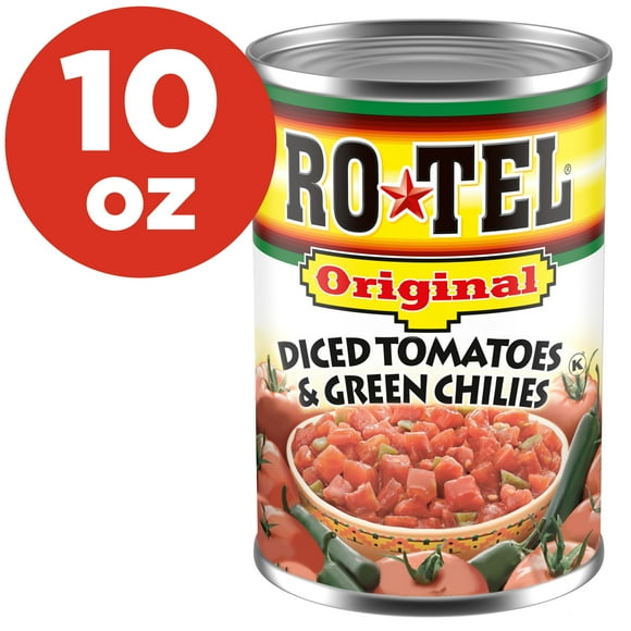 ROTEL Original Diced Tomatoes and Green Chilies, 10 oz