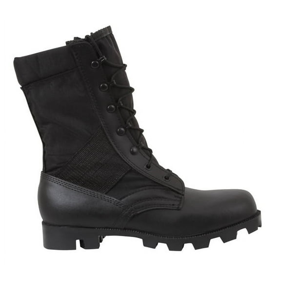 ROTHCo Black G.I. Type Speedlace Jungle Boots - 9 Inch Shoe size: 13, Width: Regular
