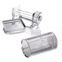 ROTO-Q 360 Cordless Rotisserie Kit w/Tumble Basket - Stainless Steel, Non-Electric - For Grills, Ovens, Smokers - Gas/Charcoal BBQ, Kamado Joe, Green Egg, Kettle - Indoor/Outdoor Use