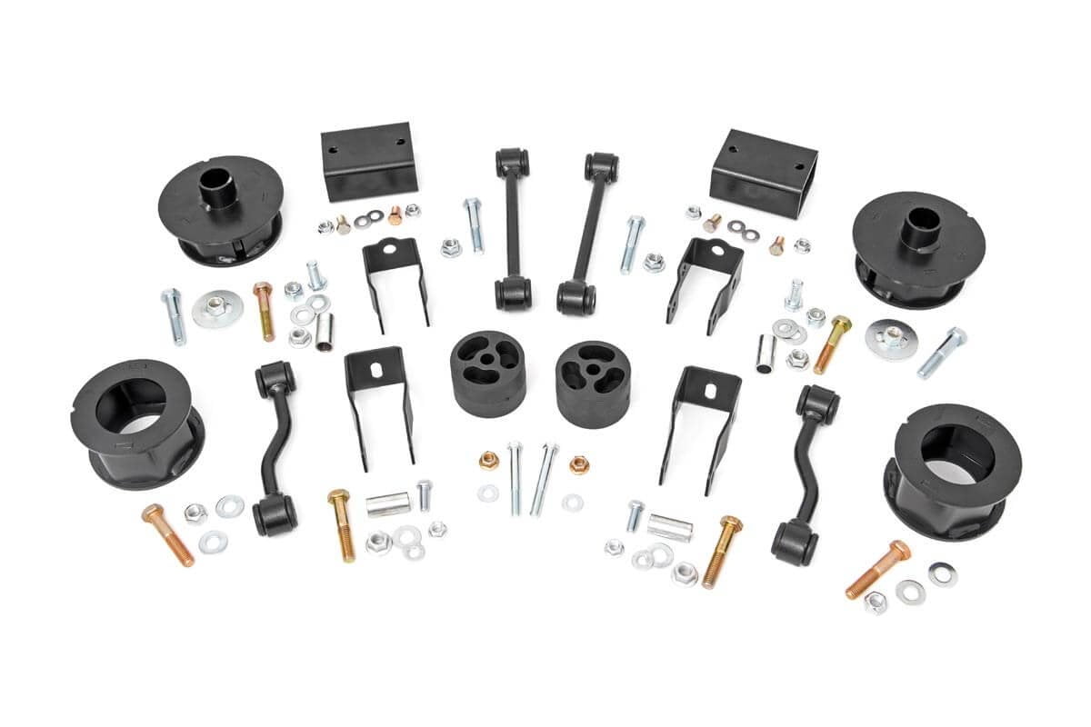 ROUGH COUNTRY 67700 Lift Kits and Components 18- Jeep JL 2.5in Susp ension Lift Kit Fits select: 2018-2019 JEEP WRANGLER UNLIMITED, 2020 JEEP WRANGLER