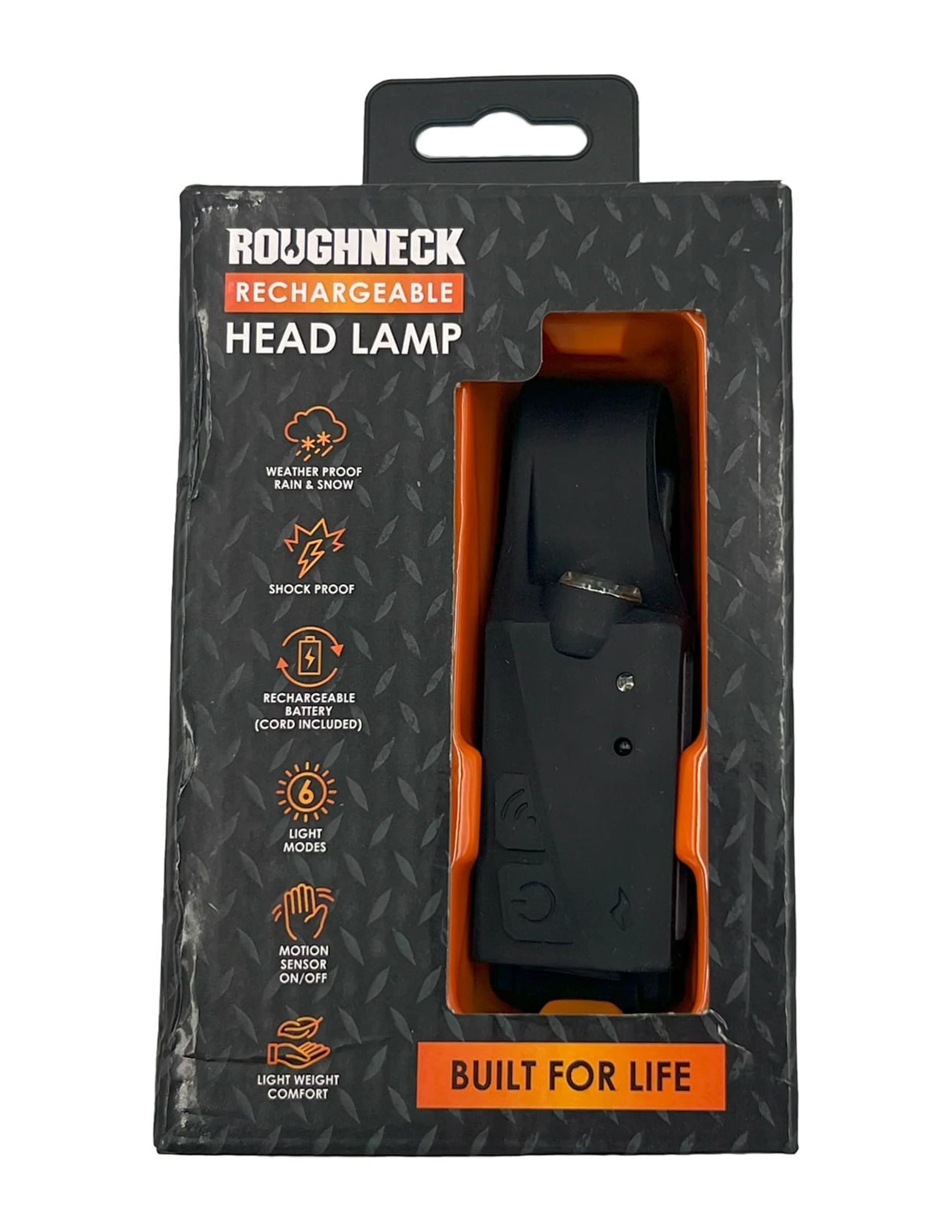 ROUGHNECK MOTION ACTIVATED HEADLAMP FLASHLIGHT