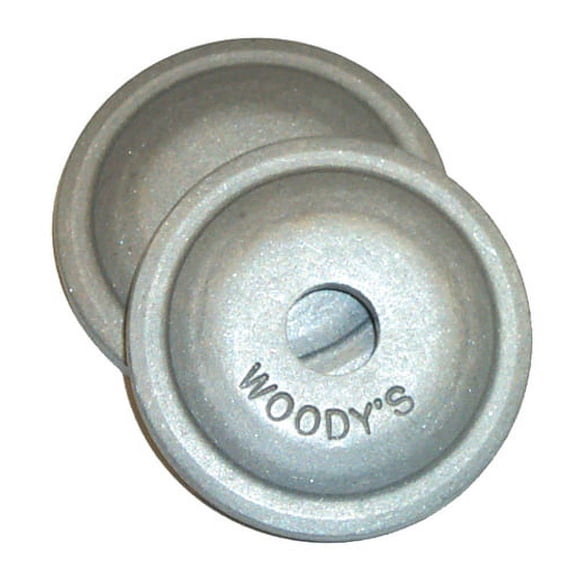 Woodys Awa-3775 Round Aluminum Plate 5/16" X 1-3/8" Dia Pkg 24