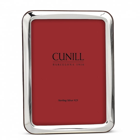 ROUND CORNER NOVA Fine Sterling Silver 5x7 Frame by Cunill Italy - 5x7