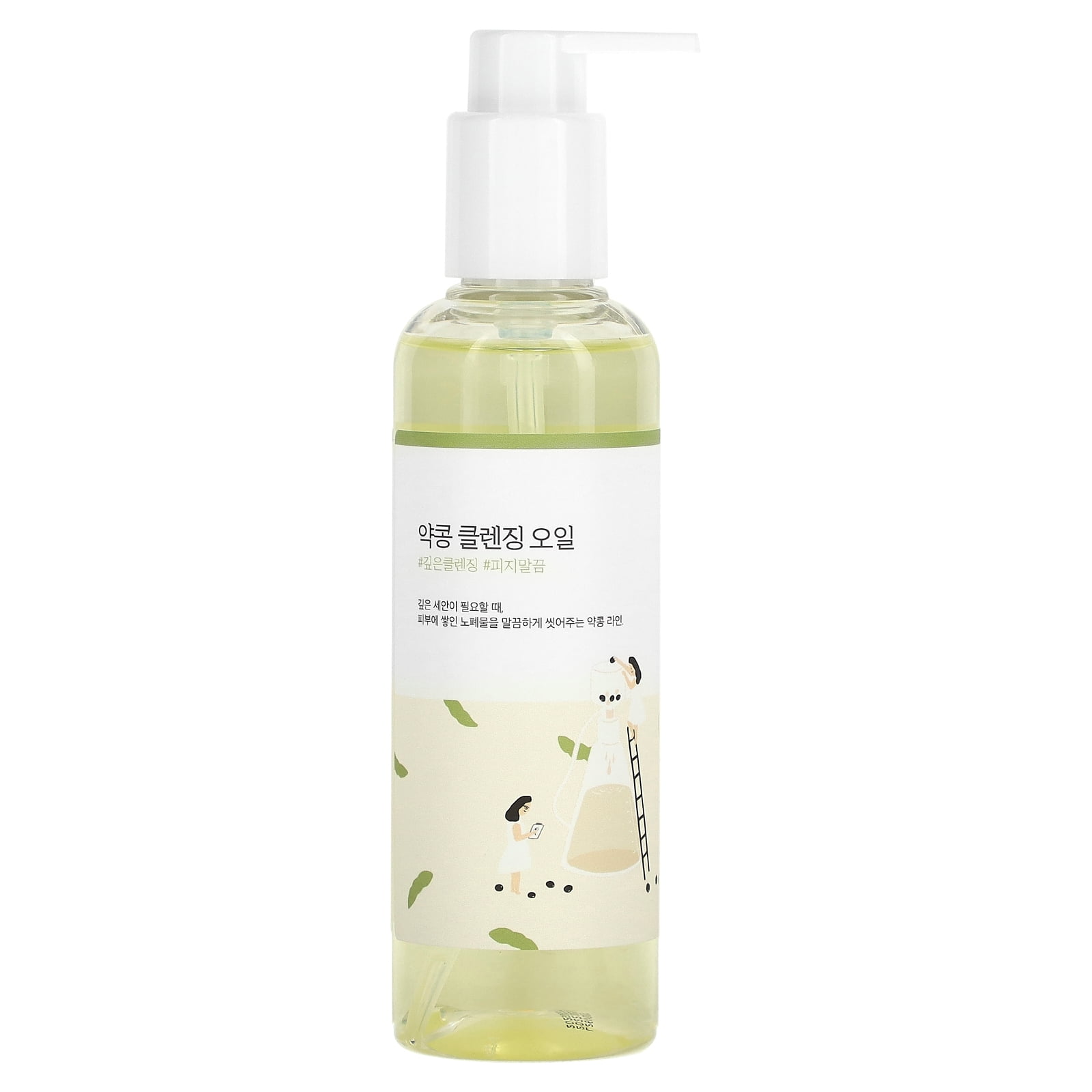 ROUND LAB Soybean Cleansing Oil Dissolve impurities, Wash away sunscreen, Daily cleansing