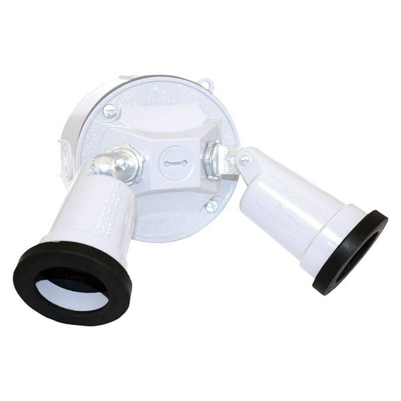 ROUND LAMPHOLDER KIT WHT (Pack of 1)