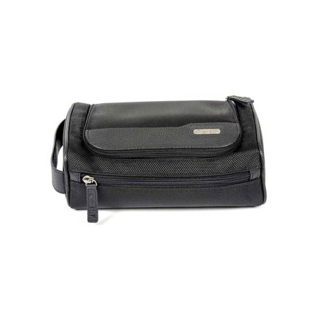 ROUT Explorer Top Flap Toiletry Shave Kit, Ballistic Nylon/Leather Trim RBN23058