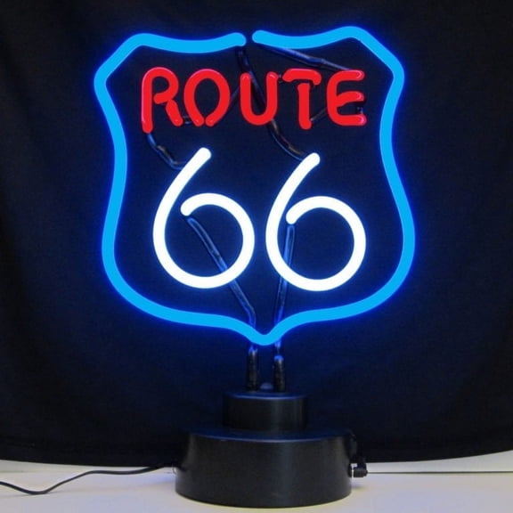ROUTE 66 NEON SCULPTURE 4RT66X