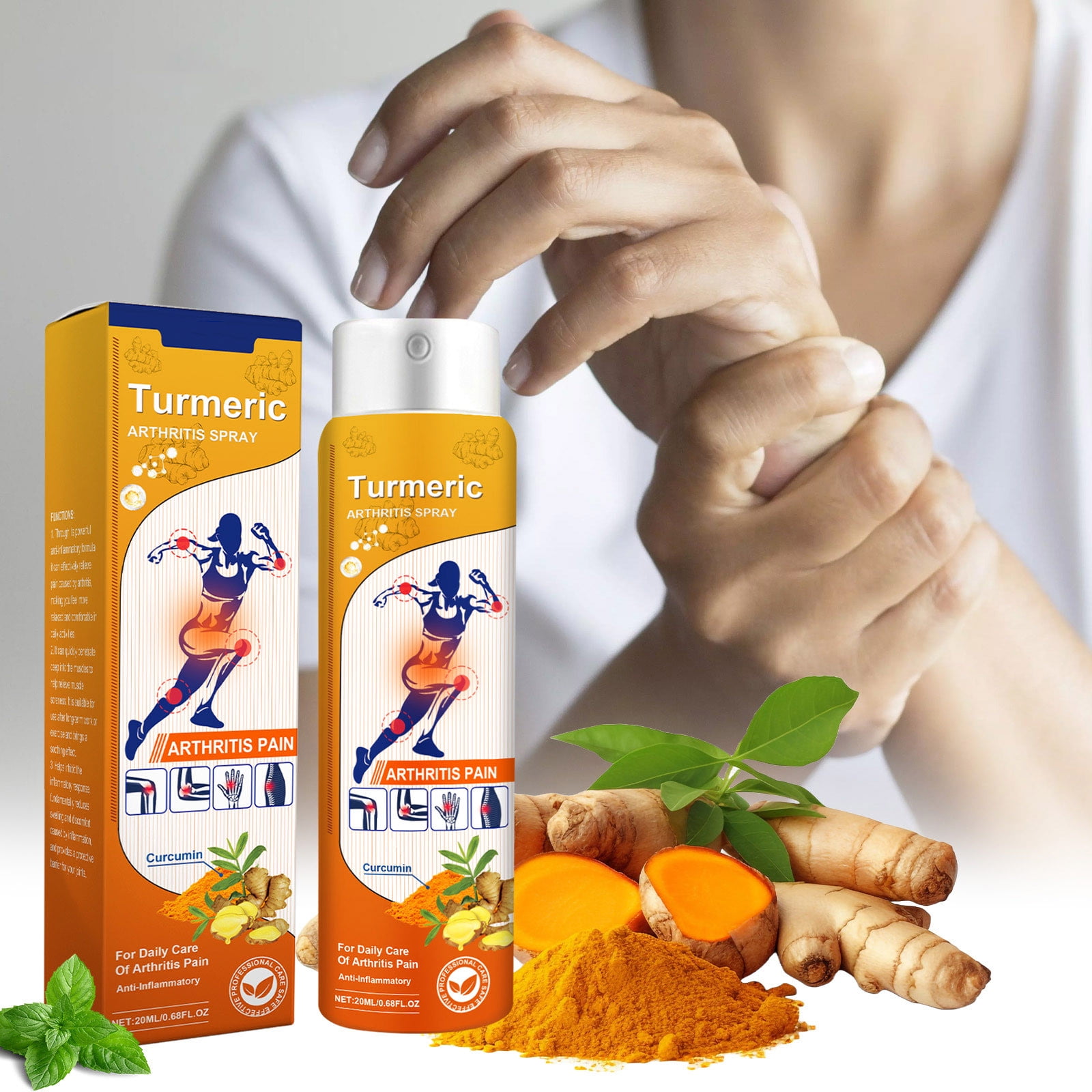 ROUYCD 1pcTurmeric Spray 20mlTurmeric Joint Health Spray