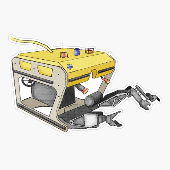 ROV Underwater Robot Ocean Exploration Sticker