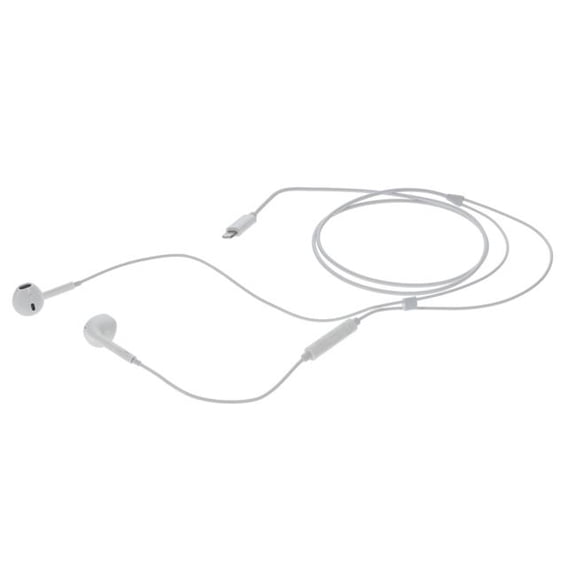 Rove RVWE35WHT 3.5mm Headphones Hi-fi Wired Open-ear Earbuds Audio Jack With Mic Volume Control Earphones-white