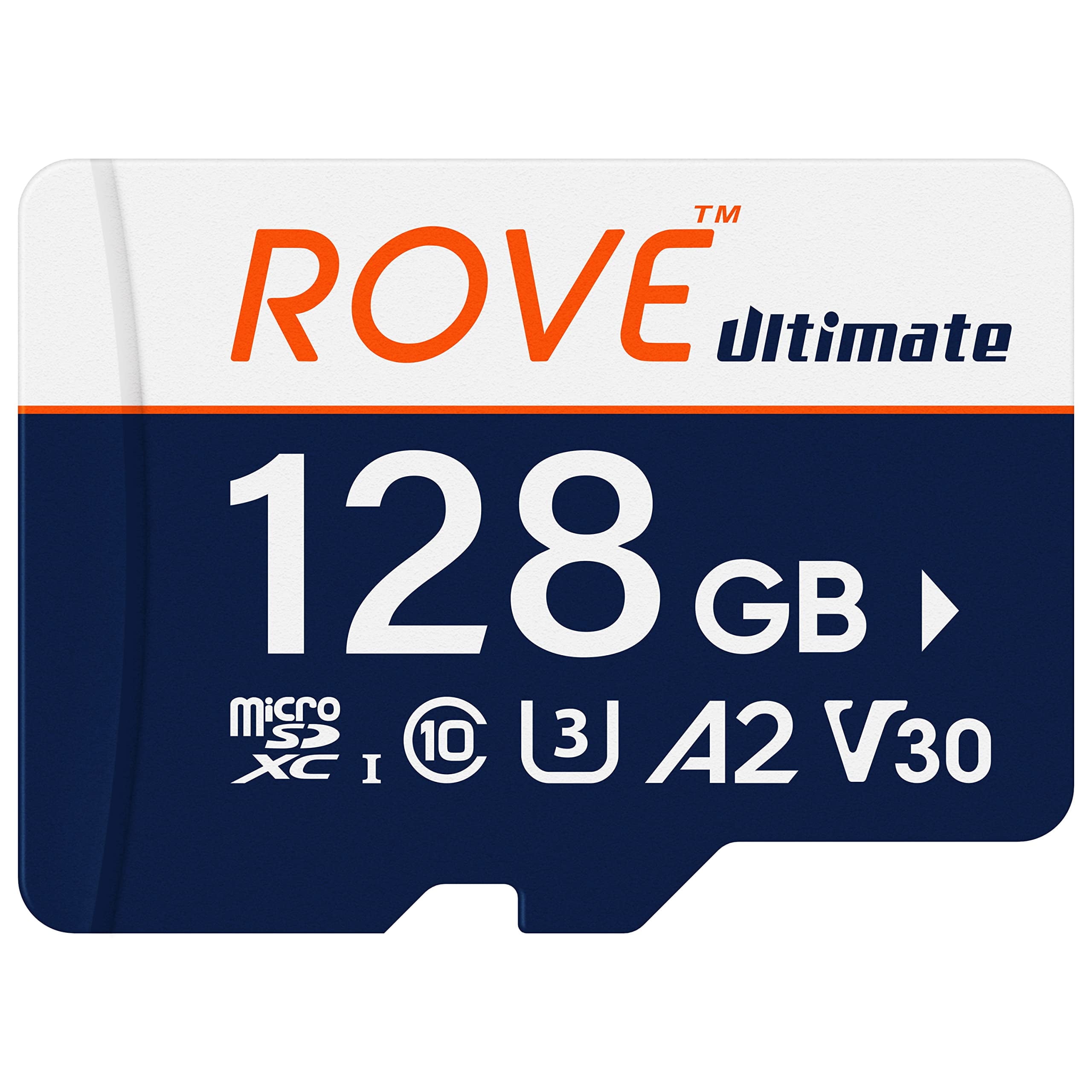 ROVE Ultimate Micro SD Card microSDXC 128GB Memory Card with USB 3.2 Type C Card Reader 170MB/s C10, U3, V30, 4K, A2 for Dash Cam, Android Smart Phones, Tablets, Games