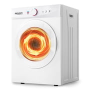 ROVSUN 1.8 Cu.Ft Portable Clothes Dryer, Front Load Dryer Machine, Compact Laundry Dryer with Stainless Steel Tub for Apartment, Home, Dorm