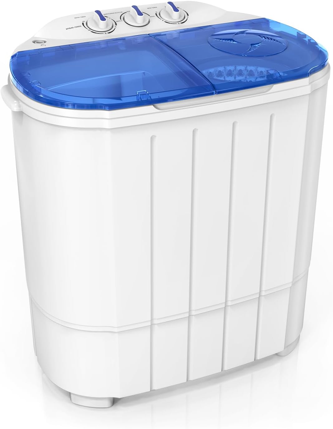 ROVSUN 11LBS Portable Washing Machine, Electric Mini Twin Tub Washer