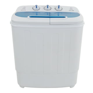 BANGSON Portable Washing Machine, Mini Twin Tub Washer and Dryer Combo with  17.6 lbs Large Capacity, Portable Washer for Apartment, Dorm, RV, Camping