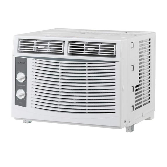 ROVSUN 5000 BTU Air Conditioner Window Unit, 115V/60Hz AC for Window, Cooling Rooms up to 150 Sq. Ft, Easy Install Kit Included, White