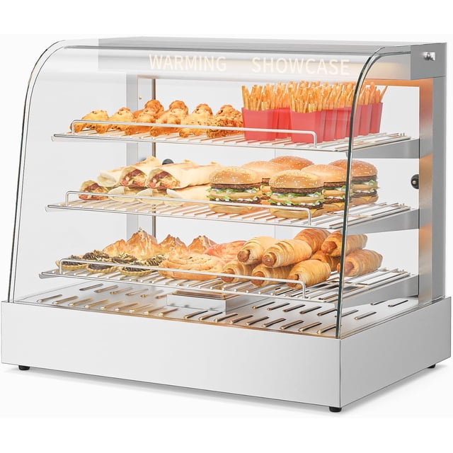 ROVSUN Commercial Food Warmer Display, 3-Tier Electric Countertop ...