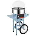 thumbnail image 1 of ROVSUN Cotton Candy Machine with Cart Stainless Steel, 21 Inch Electric Cotton Candy Maker Candy Floss Maker w/Cover Sugar Scoop and Large Storage Drawer for Commercial Home Party Carnival, Blue, 1 of 8