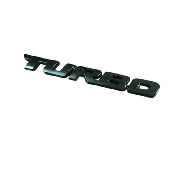 ROVTECT 3D Turbo Metal Decal Car Side for Fender Rear Trunk Emblem Badge Sticker Decals Repl