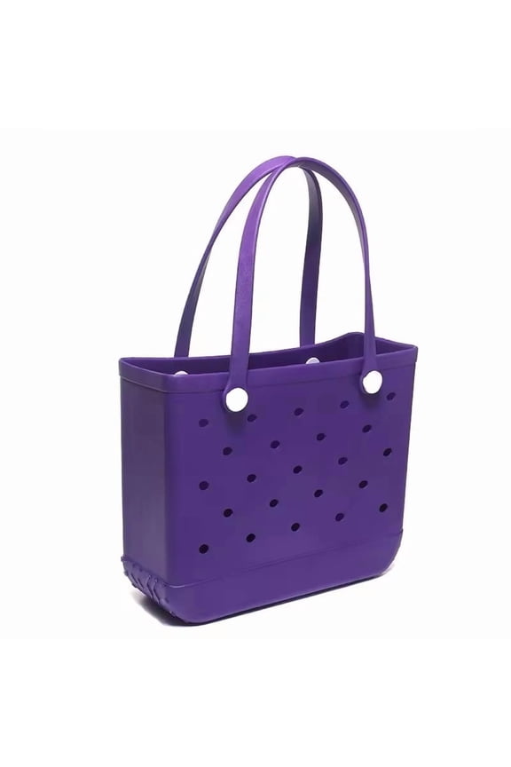 14x11.8x5 Inch Bag Fashionable Beach Bag Trendy Colors, Sturdy Handles Must-Have for Women & Moms