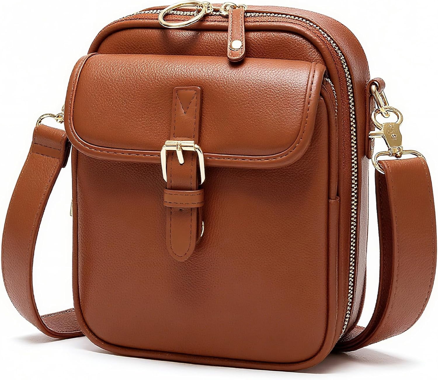 ROVTIULI Small Crossbody Bags for Women Vegan Leather Messenger Purses, Vintage Wallet Anti Theft Shoulder Handbags with Card Slots