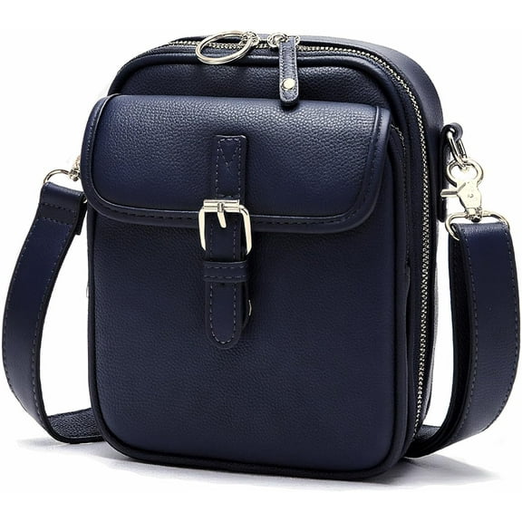 ROVTIULI Small Crossbody Bags for Women Vegan Leather Messenger Purses, Vintage Wallet Anti Theft Shoulder Handbags with Card Slots