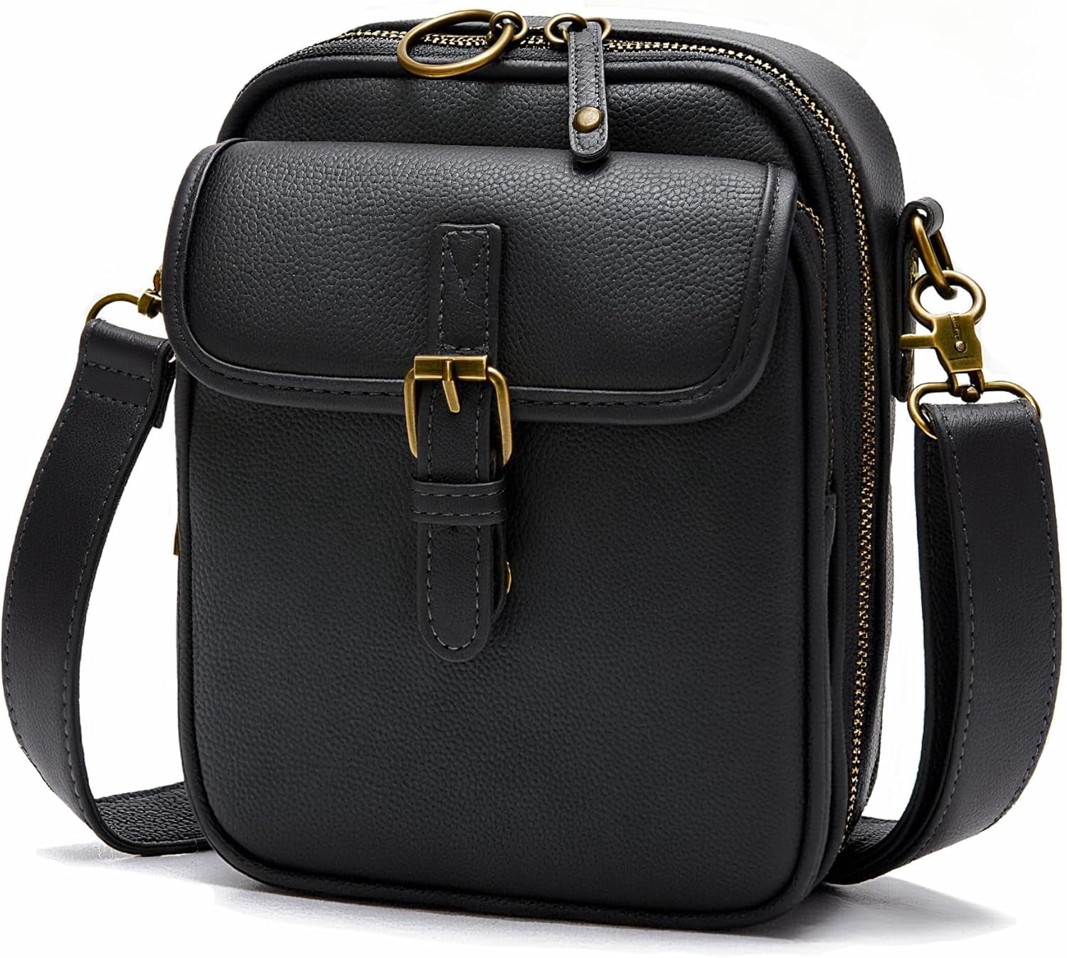 ROVTIULI Small Crossbody Bags for Women Vegan Leather Messenger Purses, Vintage Wallet Anti Theft Shoulder Handbags with Card Slots