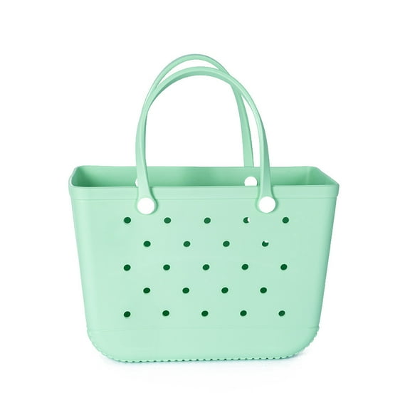 ROVTIULI Women's Waterproof Sandproof Beach Tote - Portable Washable Bag for Beach, Pool & Outdoor Use