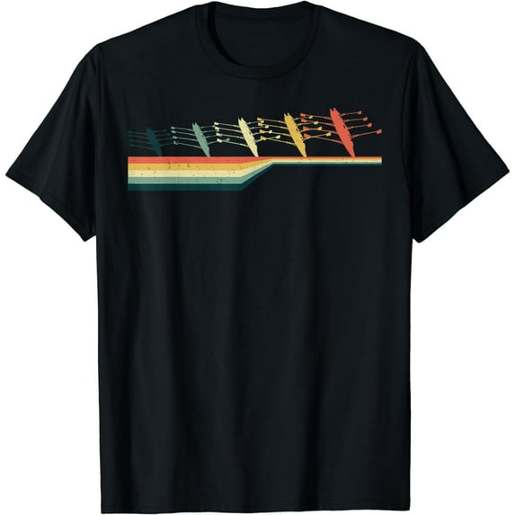 ROWING Funny Gift Vintage Retro T-Shirt