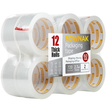 The Chic Panda TCP Packing Tape - 3" Wide 2.7 Mil Thick, 60 Yds - 48 Rolls Case