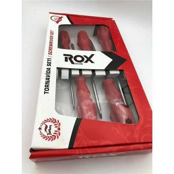 ROX 153MG11135Y ROX Tools Star Phillips Screwdriver Set (5-Piece)