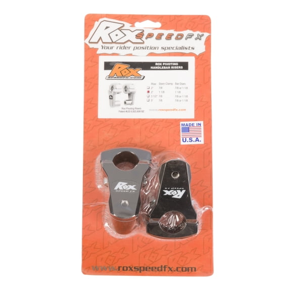 ROX SPEED FX 2 Pivoting bar risers for Yamaha Black  #202520