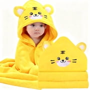 Hooded Baby Towels - Premium Ultra Soft Organic Baby Bath Towel – Absorbent and Hypoallergenic Towels for Baby Boy Girl, Toddler, Newborn Essentials