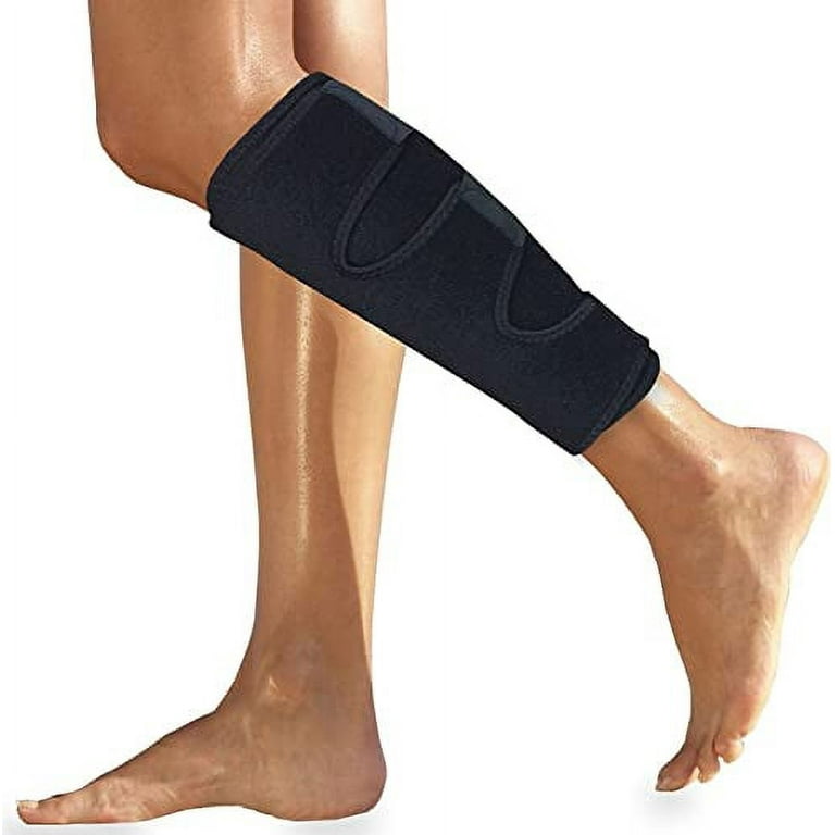 ROXOFIT Calf Brace for Torn Calf Muscle and Shin Splint Pain Relief - Calf  Compression Sleeve for Lower Leg Injury, Strain, Tear - Neoprene Runners