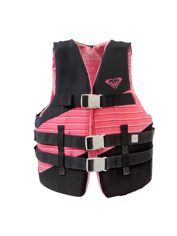 USCG Approved Womens Life Vest, Light-Weight EPE Foam and Oversized Arm Holes, Three Belts with Quick-Release Buckles for Fishing and Boating S/M Size