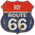 thumbnail image 1 of ROY Route 66 Sign Shield Metal Gift Man Cave Gift 211110002026, 1 of 1