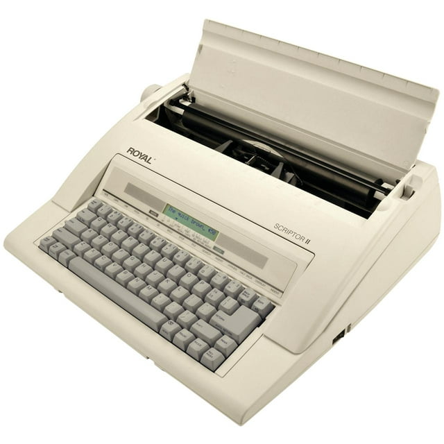 ROYAL 69147T Scriptor II Typewriter , White