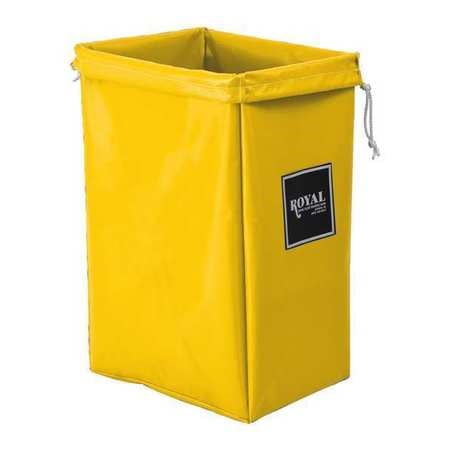 ROYAL BASKET TRUCKS R00-YYX-HBN Hamper Bag,Yellow Vinyl G4938346